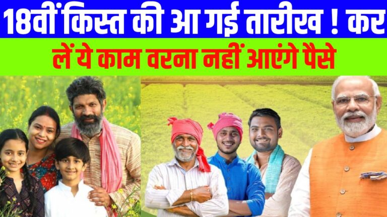 PM Kisan Samman Nidhi: PM Modi ने जारी की किसान सम्मान निधि की 18वीं किस्त | Kisan Yojana installment